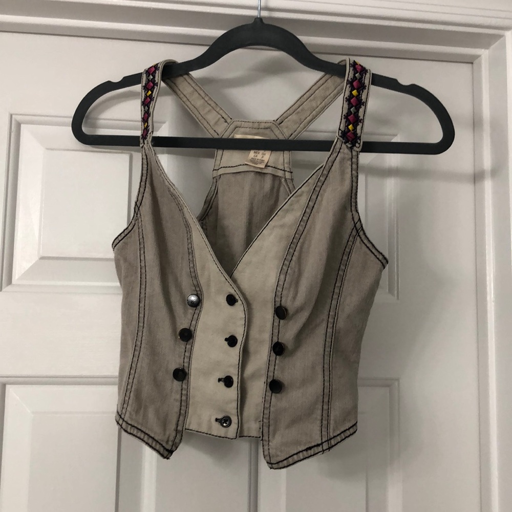 DKNY denim vest